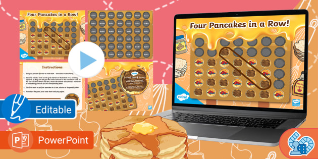 Editable Maths Games for Pancake Day Activities Twinkl