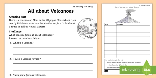 91 FREE VOLCANO FACT SHEET TEMPLATE HD PDF PRINTABLE DOCX DOWNLOAD 