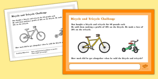 bicycle and tricycle