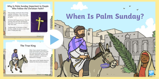 When Is Palm Sunday? PowerPoint (teacher made)