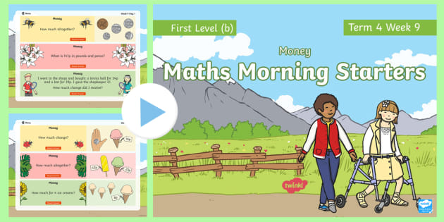 Maths Morning Starters First Level (b) Term 4 Week 9 PowerPoint