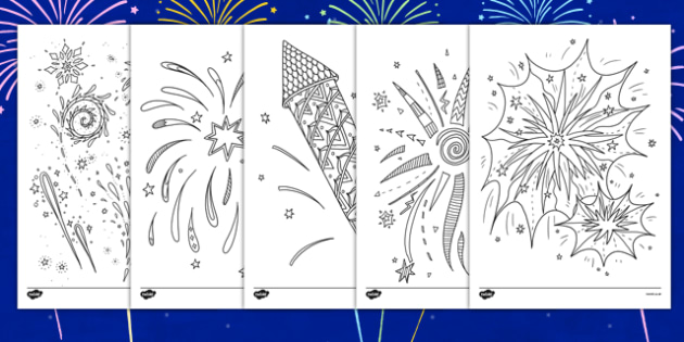 bonfire night colouring pages  primary resources  twinkl