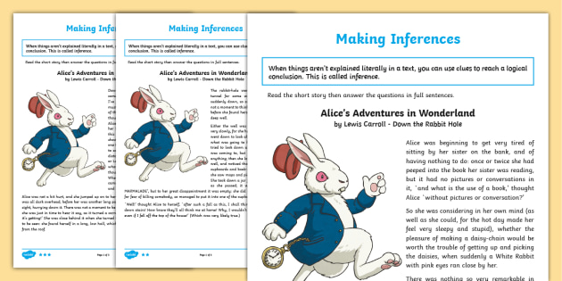 Alice's Adventures in Wonderland - Twinkl Homework Help