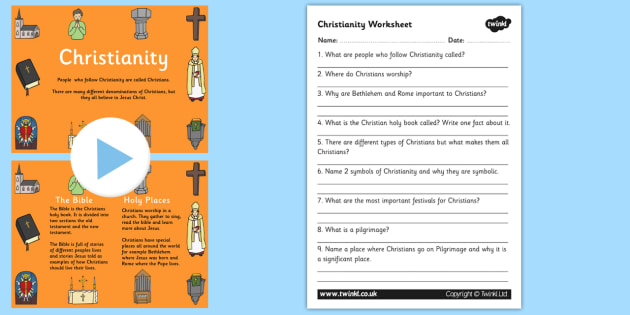 christianity teaching pack different types of christianity