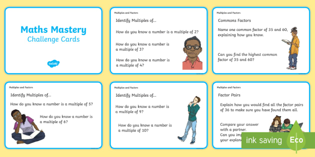 Year 5, Multiplication and Division, Multiples and Factors Maths Mastery