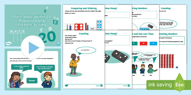 👉 KS1 Place Value within 20 Reasoning and Problem-Solving Pack