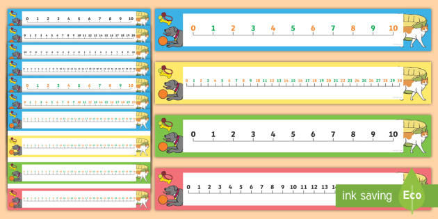 Pet Themed Number Line Pack 0-30 (teacher made)