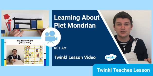 FREE! - KS1 (Ages 5-7) Art: Mondrian Video Lesson