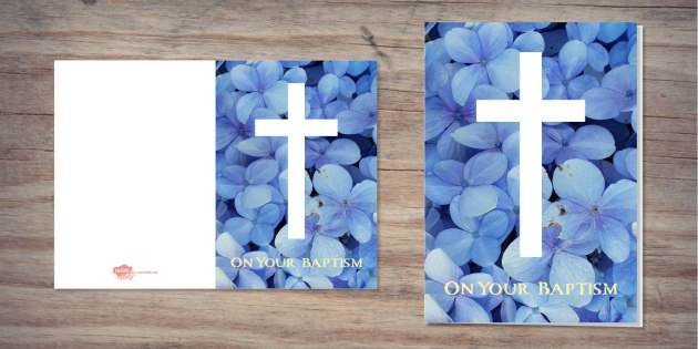 On Your Baptism Card | Twinkl Party (teacher made) - Twinkl on-your-baptism-card-twinkl-party-teacher-made-twinkl