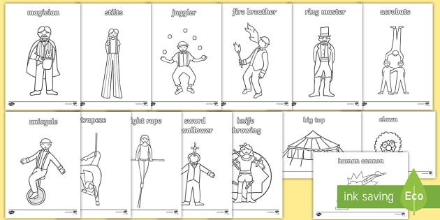 circus tent coloring pages preschool