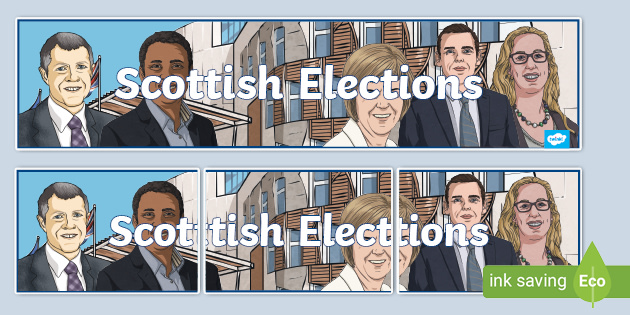 Scottish Parliament Elections Display Banner