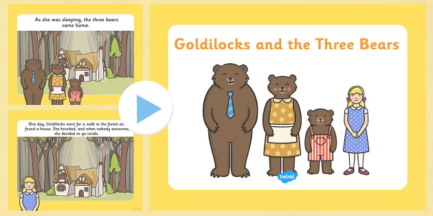 Goldilocks and the three bears lesson plan activities for toddlers