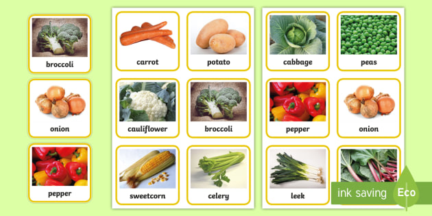 Fruit and Vegetable Photo Cards - Fruit and Veg Pictures