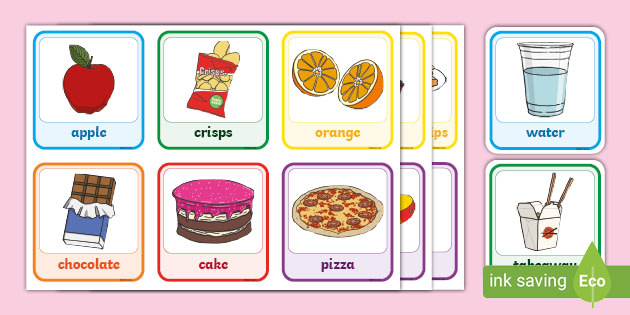Healthy Food Vs Unhealthy Junk Food Pictures Activity
