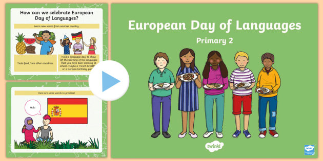 FREE! - European Day Of Languages Primary 2 PowerPoint-Scottish