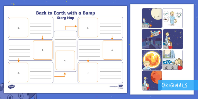 Back to Earth With a Bump Story Map Worksheet / Worksheet