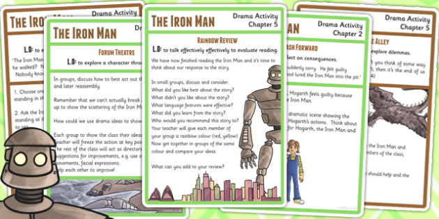 activities iron man chapter 4 Drama Activity Iron story Pack  The books, acting Man