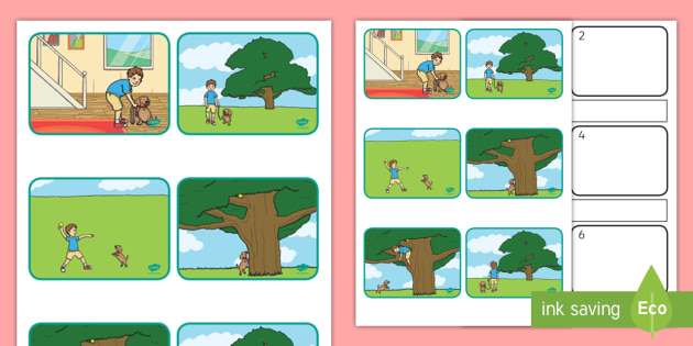 Taking the Dog for a Walk Sequencing Cards (teacher made)