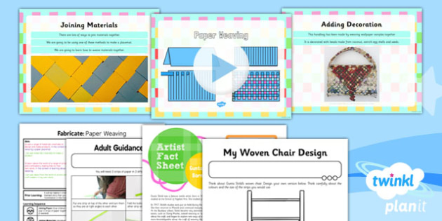 Art: Fabricate: Paper Weaving KS1 Lesson Pack 1