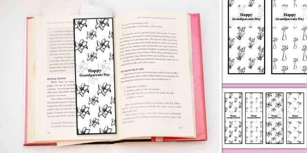 * NEW * Grandparents Day Printable Bookmarks | Twinkl Party