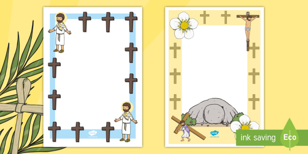Christian Easter Card Insert Template Cards
