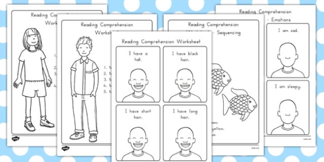 Comprehension Worksheets | Reading & Drawing | Primary