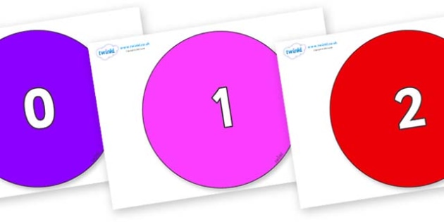 free numbers 0 31 on circles teacher made