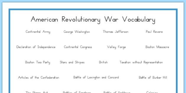 revolutionary-war-vocabulary-mat-teacher-made