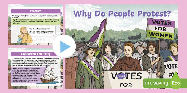 KS2 Why Do People Protest? PPT