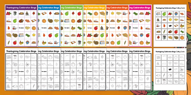 Fall or Thanksgiving Game Board - Free Printable - Your Therapy Source