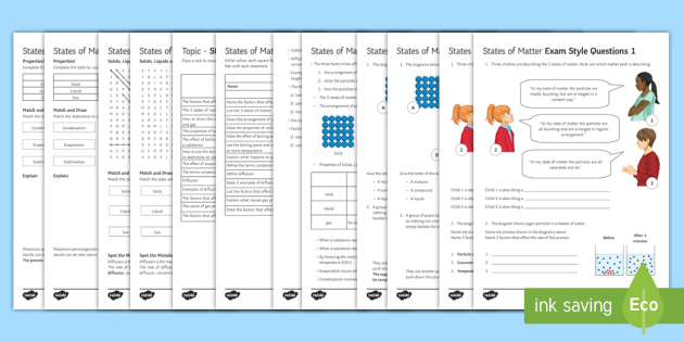 States of Matter Revision Pack | KS3 Science | Beyond