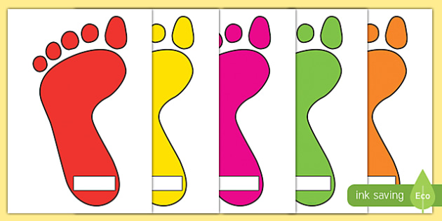 👉 Our Next Steps Footprints Display Resource - Twinkl