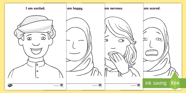 coloring pages on feelings