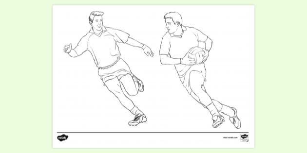 FREE! - Gaelic Football Colouring | Colouring Sheets