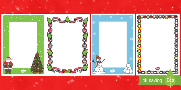 Editable Christmas Greetings Card Inserts Primary Resources