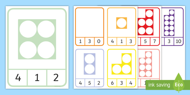 Number Shape Counting Peg Matching Game - Maths Primary Resources