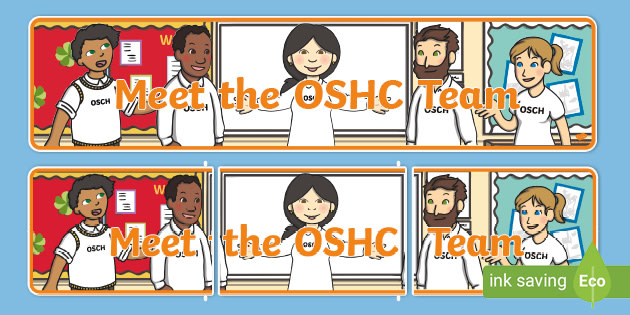 OSHC Meet the Team Display Banner (teacher made)