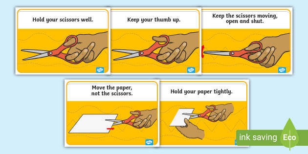 Scissor Grasp Display Posters - Twinkl Classroom Resources