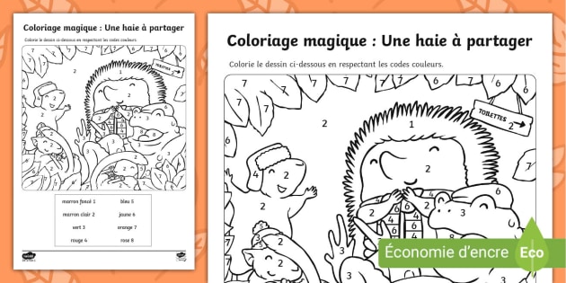 Coloriage magique de Noël (Teacher-Made) - Twinkl