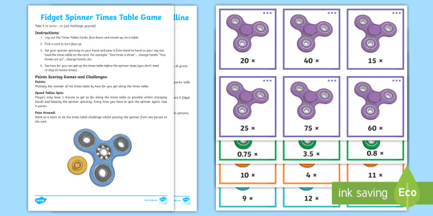 times tables challenge game