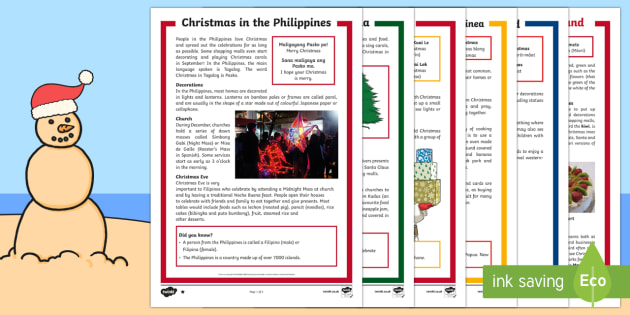 Christmas Around The World Differentiated Reading Comprehension Activity Pack Christmas Australiaaustralia Christmas Around The World Differentiated Reading Comprehension Activity Pack Christmas Australiaaustralia