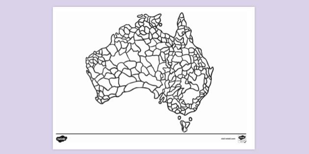 Free Colouring Page Australia | Colouring Sheets