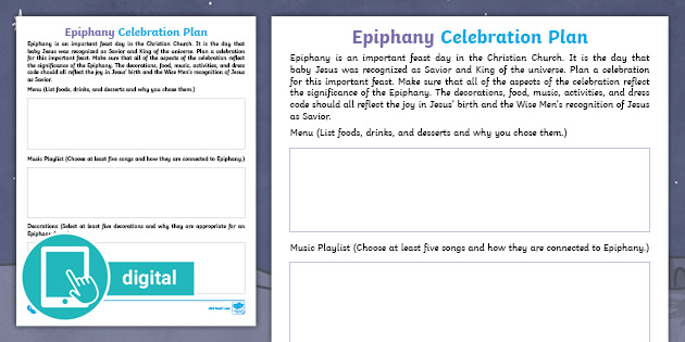 Epiphany Celebration Plan Activity Teacher Made