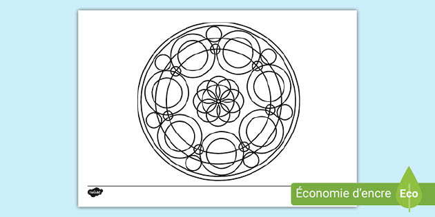 Mandala à colorier
