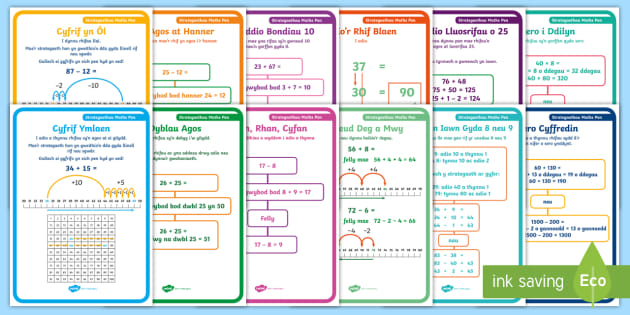 * New * Posteri Strategaethau Maths Pen