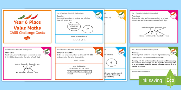 problem solving with place value year 6