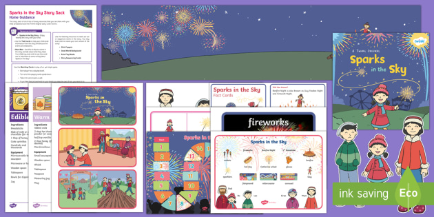 Sparks in the Sky Story Sack Resource Pack (teacher made)