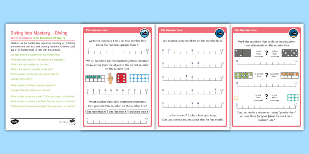 number line problem solving year 1