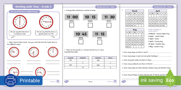 Math grade 3 - Recursos de ensino