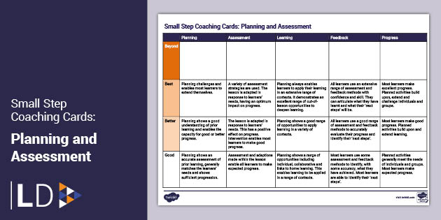 Small Step Coaching Cards: Planning and Assessment